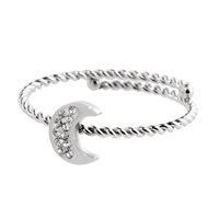Ring Marlù Woman Time to in Steel Cristallo 18AN052-M - 18AN052-M